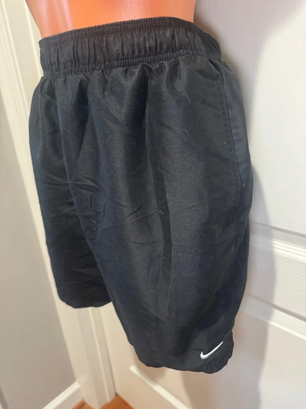 NIKE High Waist Athletic Shorts Black M Medium $30 EUC KL